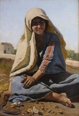 Charles Verlat The Girl from Bethlehem oil painting picture